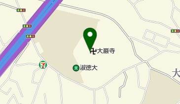 大厳寺の地図画像