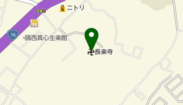 長楽寺の地図画像