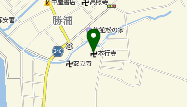 本行寺の地図画像