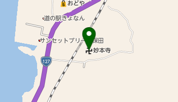 妙本寺の地図画像