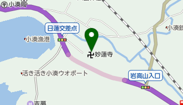 妙蓮寺の地図画像