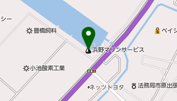浜野マリンサービスの地図画像