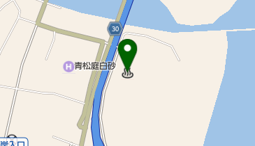白子温泉の地図画像