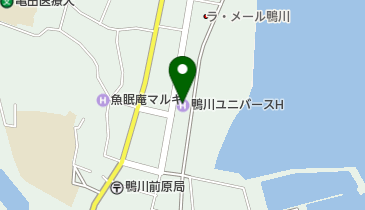 鴨川温泉の地図画像