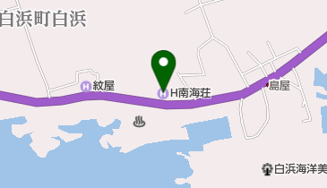 白浜野嶋温泉の地図画像