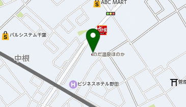 のだ温泉ほのかの地図画像
