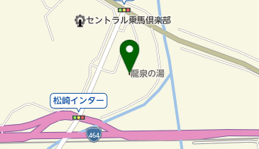 湯けむり天然秘湯龍泉の湯の地図画像