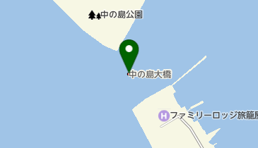 中の島大橋の地図画像