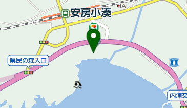 内浦海水浴場の地図画像