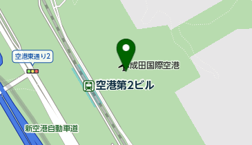 成田国際空港第2ターミナルの地図画像