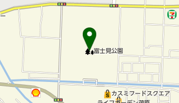 富士見公園の地図画像