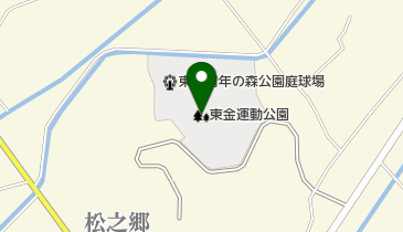 東金運動公園の地図画像