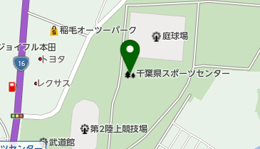千葉県スポーツセンターの地図画像