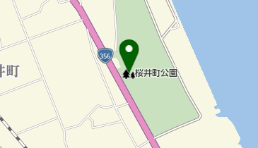 桜井町公園の地図画像