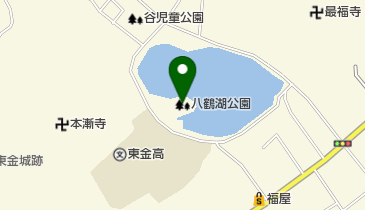 八鶴湖公園の地図画像