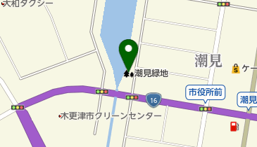 潮見緑地の地図画像