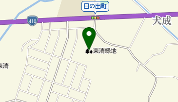 東清緑地の地図画像