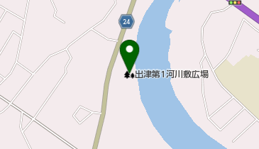 出津第1河川敷広場の地図画像