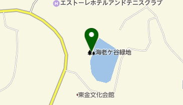 海老ケ谷緑地の地図画像