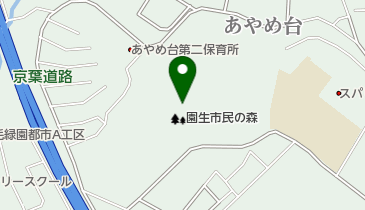 園生緑地の地図画像