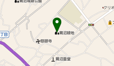 鷺沼緑地の地図画像