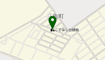 こてはし台緑地の地図画像