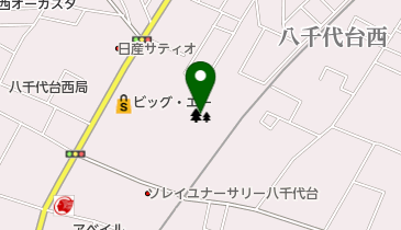 八千代台西市民の森の地図画像