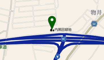 内黒田緑地の地図画像