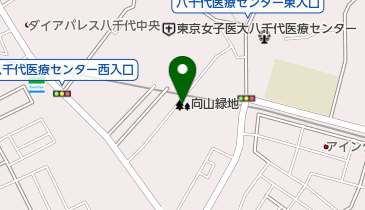向山緑地の地図画像