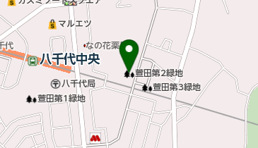 萱田第2緑地の地図画像