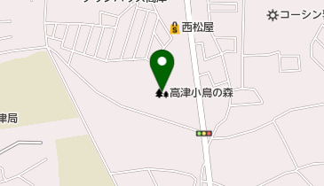 高津小鳥の森の地図画像