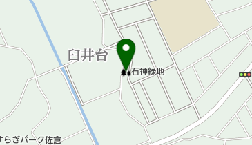 石神緑地の地図画像