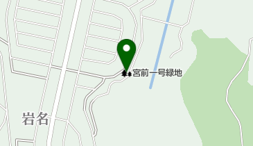 宮前一号緑地の地図画像
