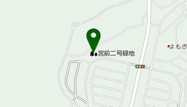 宮前二号緑地の地図画像