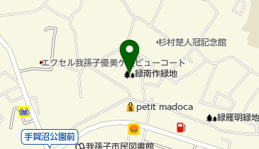 緑南作緑地の地図画像