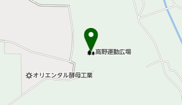 富里市営高野運動広場の地図画像