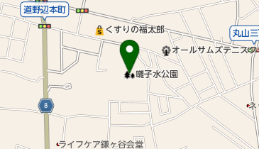 囃子水公園の地図画像