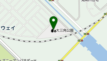 大三角公園の地図画像