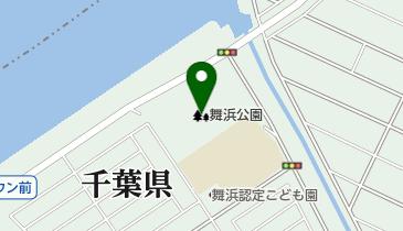 舞浜公園の地図画像