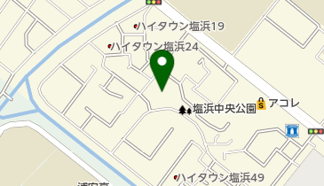 塩浜中央公園の地図画像