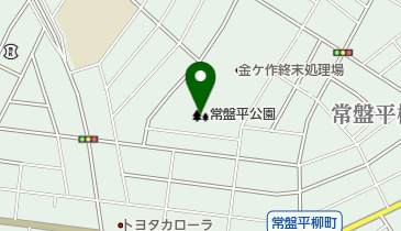 常盤平公園の地図画像