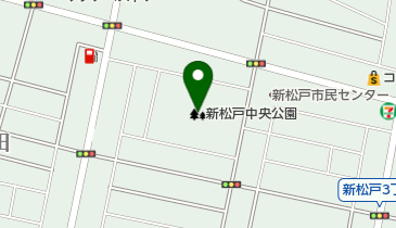 新松戸中央公園の地図画像