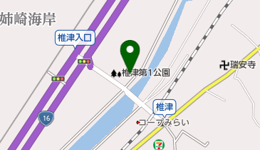 椎津第1公園の地図画像