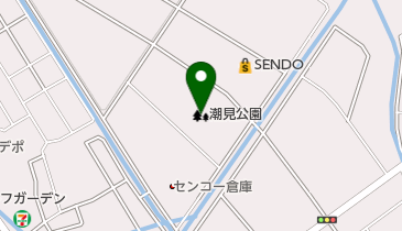 潮見公園の地図画像