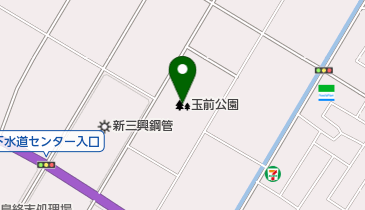 玉前公園の地図画像