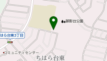 御影台公園の地図画像