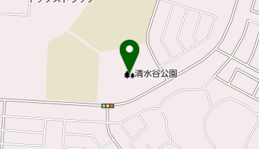 清水谷公園の地図画像