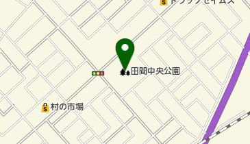 田間中央公園の地図画像