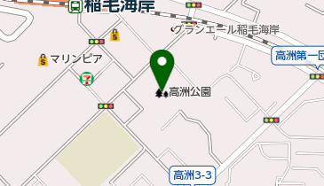 高洲公園の地図画像