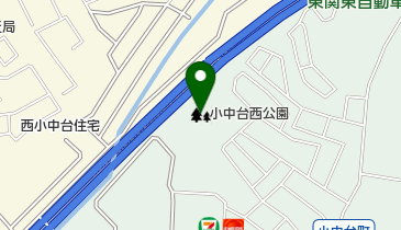 小中台西公園の地図画像